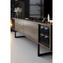 HANAH HOME TV polica Black Line Walnut Black (618BLY1141) - slika 4