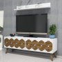 HANAH HOME TV polica Nisan White (845HCT3042) - slika 1
