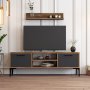 HANAH HOME TV polica Riga Anthracite (845HCT3104) - slika 1