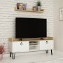 HANAH HOME TV polica Keday White Oak (855DTE3054) - slika 1