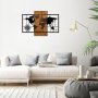 WALLXPERT Zidna dekoracija World Map With Compass - slika 4