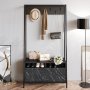 HANAH HOME Devin Black (cipelarnik sa čivilukom) - slika 2