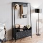 HANAH HOME Devin Black (cipelarnik sa čivilukom) - slika 3