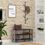 HANAH HOME Manic Anthracite Light Mocha (cipelarnik sa čivilukom) - slika 2