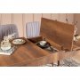 HANAH HOME Trpezarijski sto Vina Walnut - slika 4
