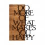 WALLXPERT Zidna dekoracija Do More Of What Makes You Happy 279ENZ1747 - slika 3