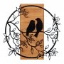 WALLXPERT Zidna dekoracija Birds In Love 1 - slika 3