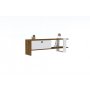 HANAH HOME TV polica Gaye Walnut White (835PUQ3025) - slika 3