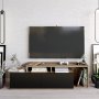 HANAH HOME TV polica Nexera Walnut Black (788DEC4033) - slika 2