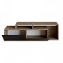 HANAH HOME TV polica Nexera Walnut Black (788DEC4033) - slika 4