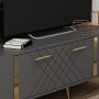 HANAH HOME TV polica Detas Anthracite Gold (475OLV1138) - slika 3