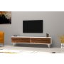 HANAH HOME TV polica Hill Walnut White (835PUQ3002) - slika 1