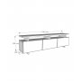 HANAH HOME TV polica Verona Walnut (550ARN2267) - slika 5