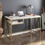 HANAH HOME Radni sto Victory Gold - slika 1
