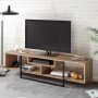 HANAH HOME TV polica Asal (150) Walnut Black (875ZNA3051) - slika 1