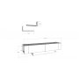 HANAH HOME TV polica Matera White White (875ZNA3001) - slika 4