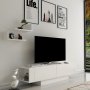 HANAH HOME TV polica Matera White White (875ZNA3001) - slika 1