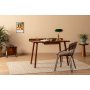 HANAH HOME Radni sto Novak Dark Walnut - slika 1