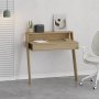 HANAH HOME Radni sto Cowork Oak Anthracite - slika 2