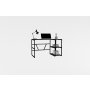 HANAH HOME Radni sto Caste Anthracite - slika 3