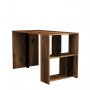 HANAH HOME Radni sto Lima Walnut Black Marble - slika 5