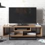 HANAH HOME TV polica Asal (120) Walnut Black (875ZNA3047) - slika 2