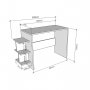 HANAH HOME Radni sto Sky Oak - slika 4