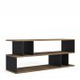 HANAH HOME TV polica Piramide Walnut Black (598MNM1131) - slika 5