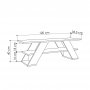 HANAH HOME TV polica Farfalla Anthracite (776HMS3031) - slika 3