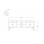 HANAH HOME TV polica Eva (835PUQ3060) - slika 4