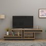HANAH HOME TV polica Ranke Atlantic Pine Anthracite (550ARN2957) - slika 2