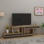 HANAH HOME TV polica Ranke Atlantic Pine Anthracite (550ARN2957) - slika 1