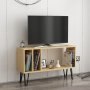 HANAH HOME TV polica Arven Oak White (935CMN1418) - slika 2
