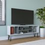 HANAH HOME TV polica Garvin White Anthracite (935CMN1437) - slika 2