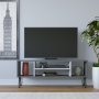 HANAH HOME TV polica Garvin Anthracite White (935CMN1441) - slika 1