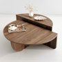 HANAH HOME Sto za dnevnu sobu Podium Walnut - slika 5