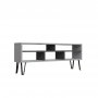 HANAH HOME TV polica Ebuda White Anthracite (935CMN1428) - slika 3