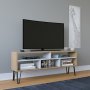 HANAH HOME TV polica Ebuda Oak White (935CMN1429) - slika 2