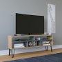 HANAH HOME TV polica Ebuda Oak Anthracite (935CMN1431) - slika 2