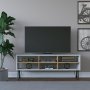 HANAH HOME TV polica Judd White Oak (935CMN1445) - slika 1