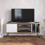 HANAH HOME TV polica Mistico (140) Walnut White (875ZNA3055) - slika 2