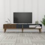 HANAH HOME TV polica Milan Alt Walnut Anthracite (845HCT3108) - slika 1