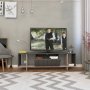 HANAH HOME TV polica Zitano Tv Stand Anthracite Light Mocha (776HMS3057) - slika 2