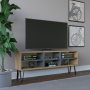 HANAH HOME TV polica Judd Oak Anthracite (935CMN1449) - slika 2