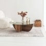 HANAH HOME Sto za dnevnu sobu Lily Walnut - slika 3