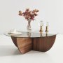 HANAH HOME Sto za dnevnu sobu Lily Walnut - slika 5
