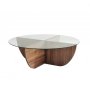 HANAH HOME Sto za dnevnu sobu Lily Walnut - slika 1