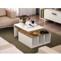 HANAH HOME Sto za dnevnu sobu Kolarado White Wanut - slika 3