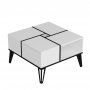 HANAH HOME Sto za dnevnu sobu Nirvana White - slika 1