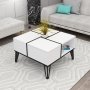 HANAH HOME Sto za dnevnu sobu Nirvana White - slika 2